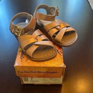 Salt Water Sandals - Rose Gold